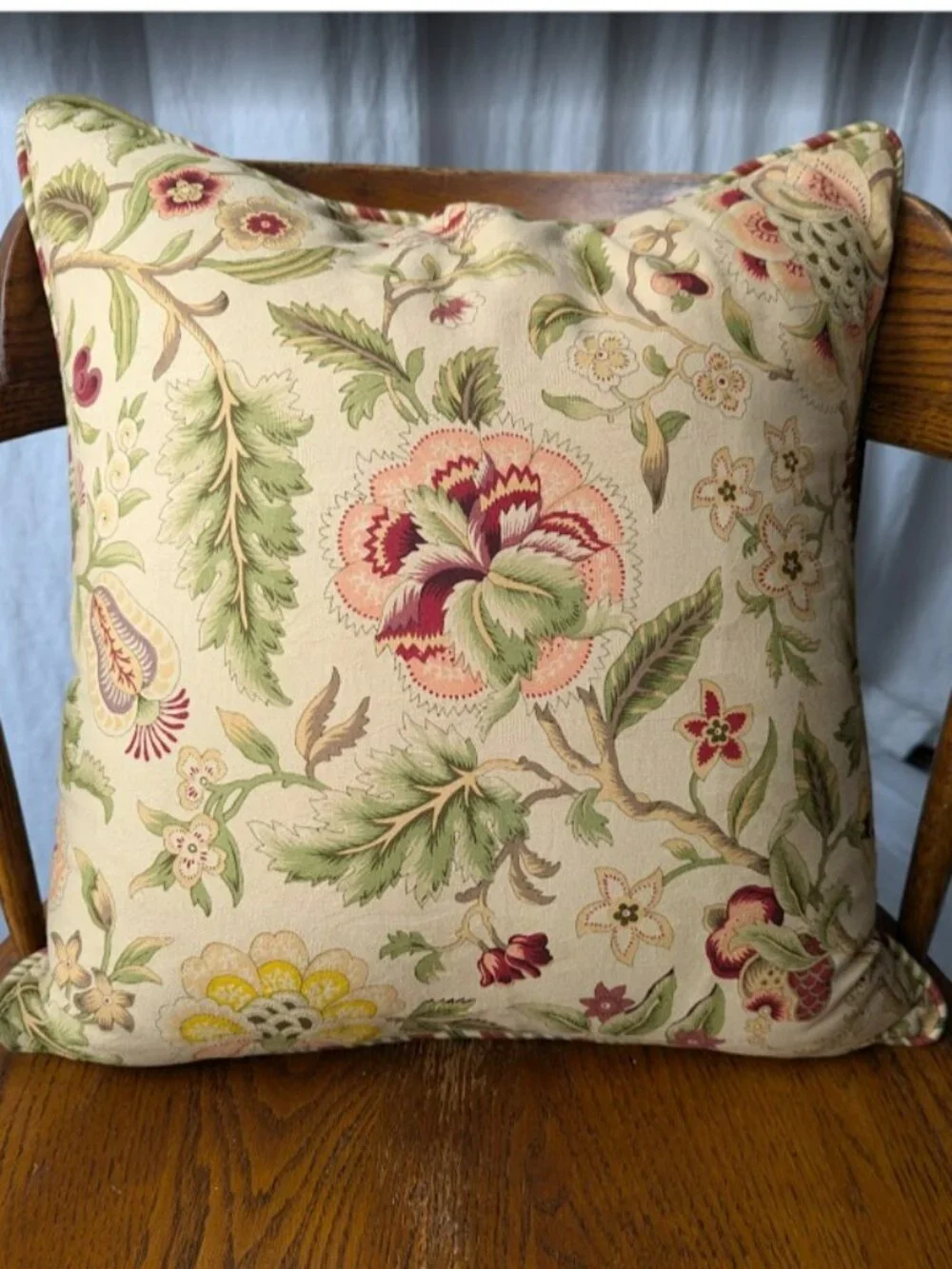 Waverly Floral Pillow Imperial Dress In The Antique Colorway 17.5